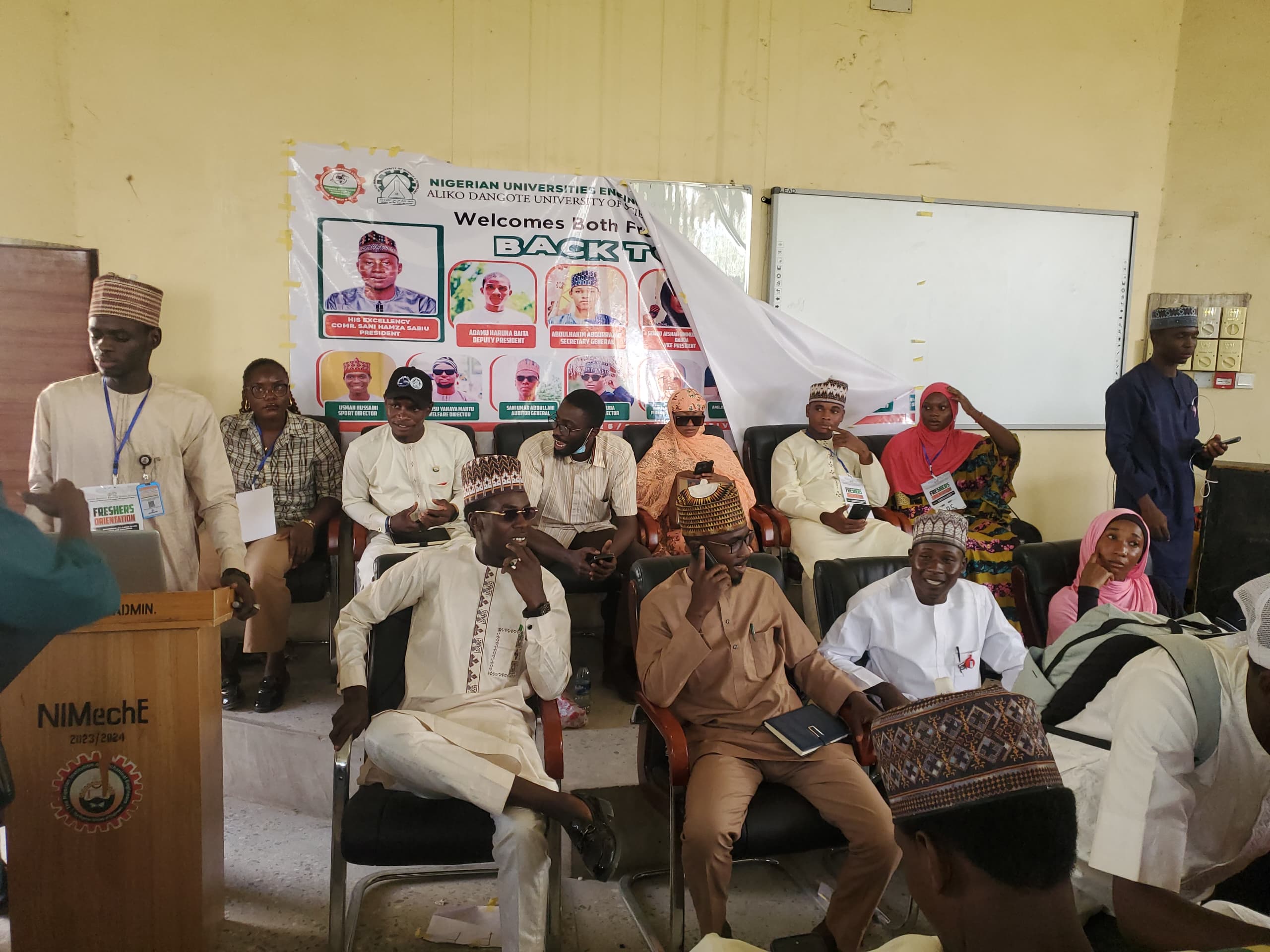 2026 Freshers orientation and lunching of nuesa website 