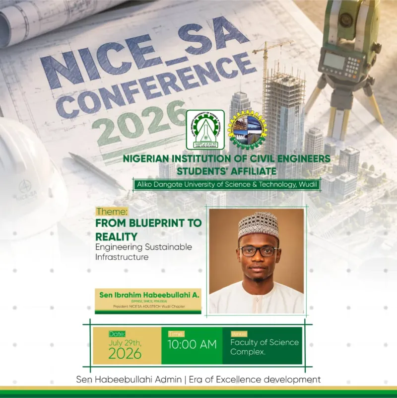 From Blueprint to Reality: NICE_SA ADUSTECH Announces 2026 Civil Engineering Conference
